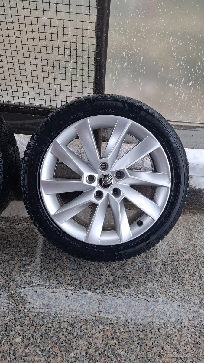 Škoda Superb – 5x112 RONAL 17" disky + pneumatiky