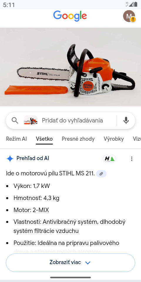 Predám Stihl ms211