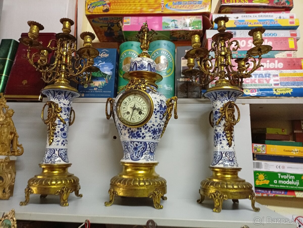 Predám staré krbové hodiny