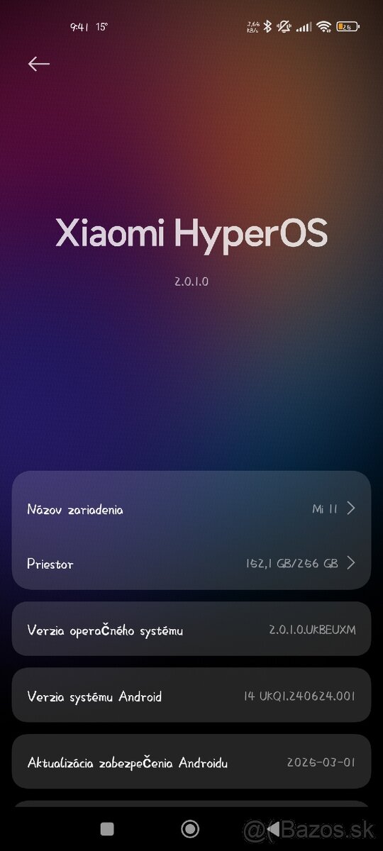 Predám xiaomi redmi note mi 11