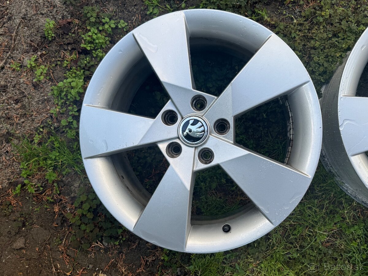 Originál elektróny škoda R17 5x112
