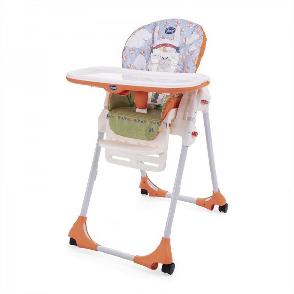 CHICCO jedálenska stolička Polly Easy -Llama