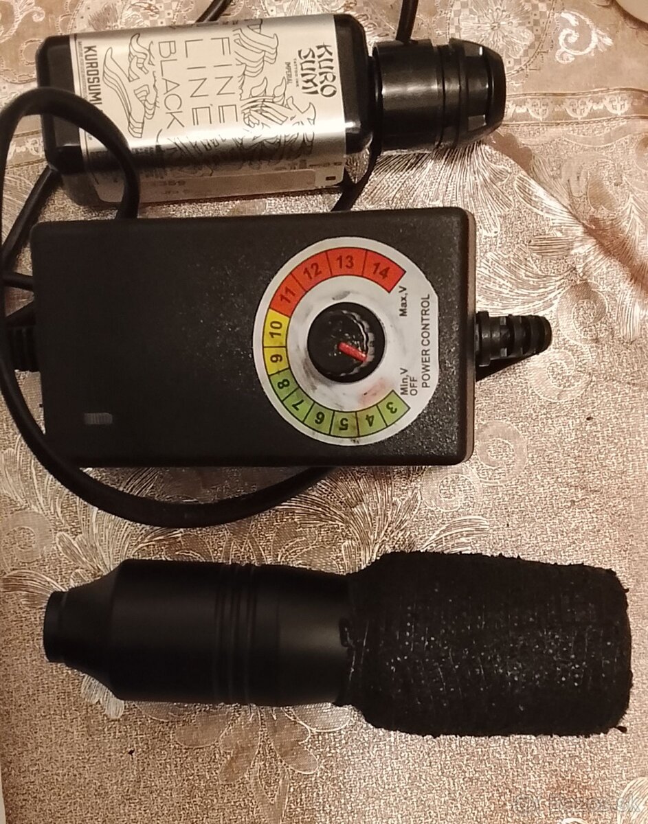 Tetovací strojček + prislušenstvo