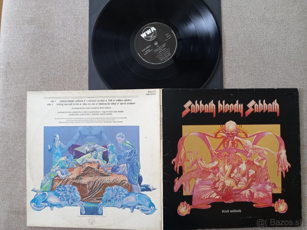 BLACK SABBATH „Sabbath Bloody Sabbath „ /WWA 1974/rozkl oba
