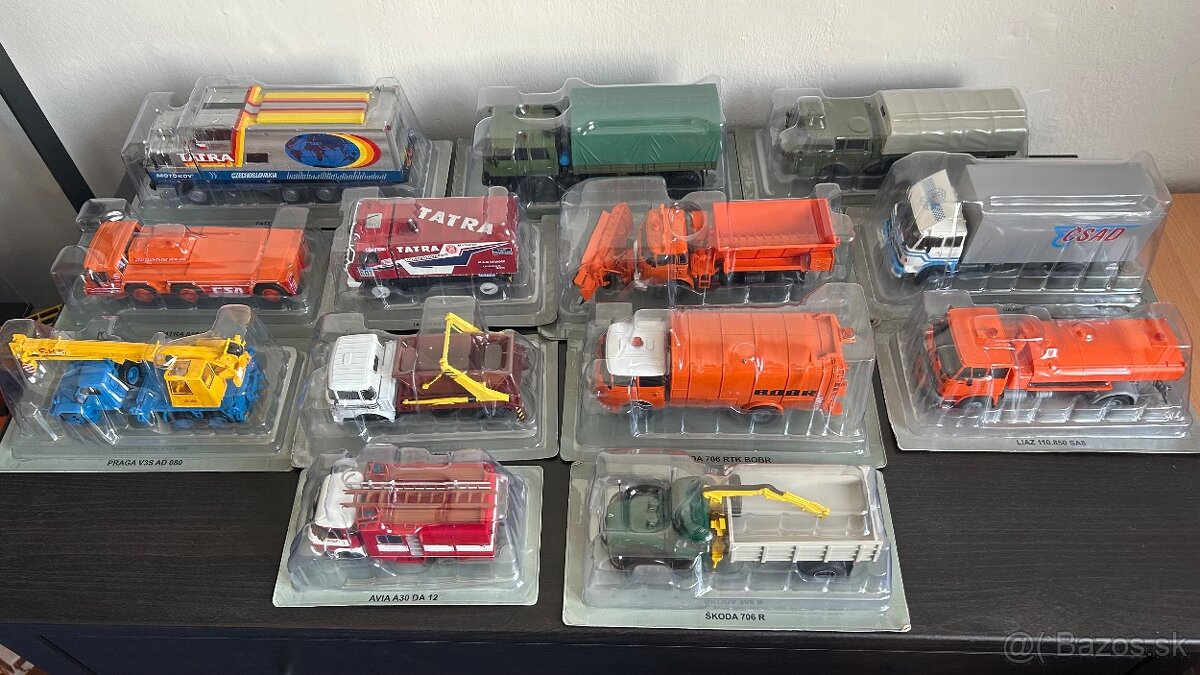 Kultové nákladiaky Tatra, Liaz, Škoda, Avia, Praga 1/43 Dea