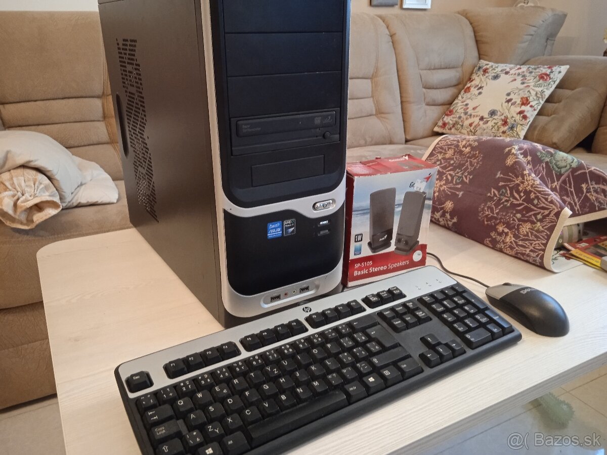 AMD PhenomII 1055 6 core+DDR2 8GB+SSD128GB+500W+klav/mys