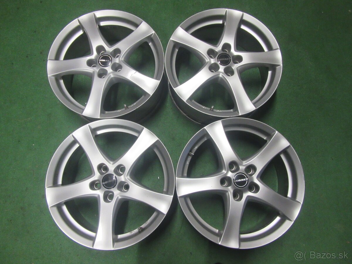 R17 hliníkové disky BORBET rozteč 5x115