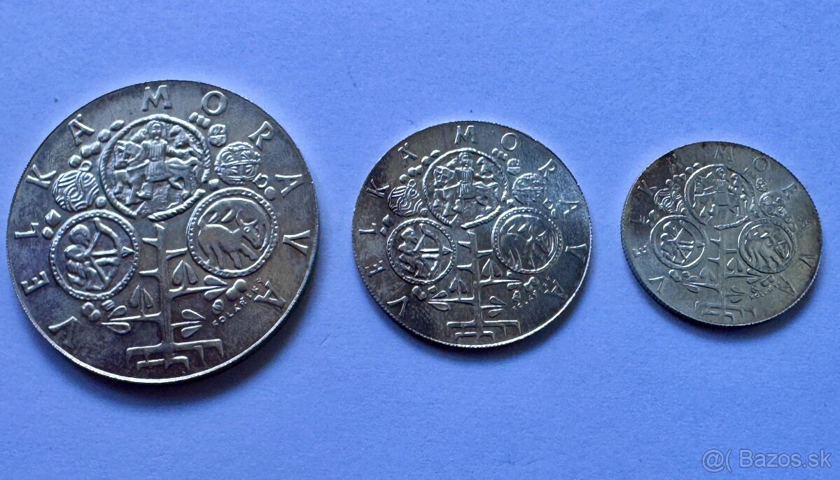 Sada 1,3 a 5 dukát Velká Morava vzácne