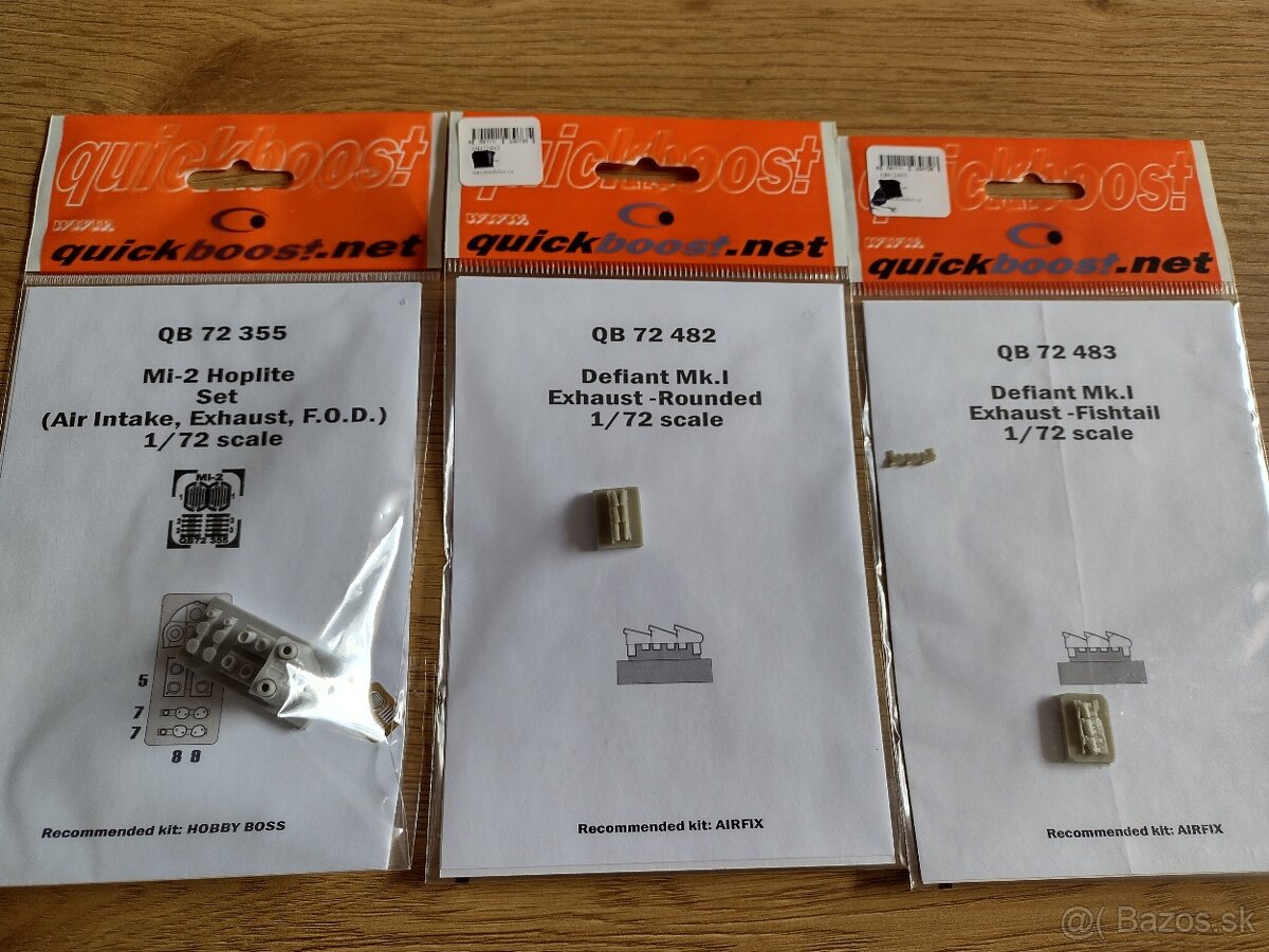 Plastikové modely 1:72 odliatky a konverzné sady