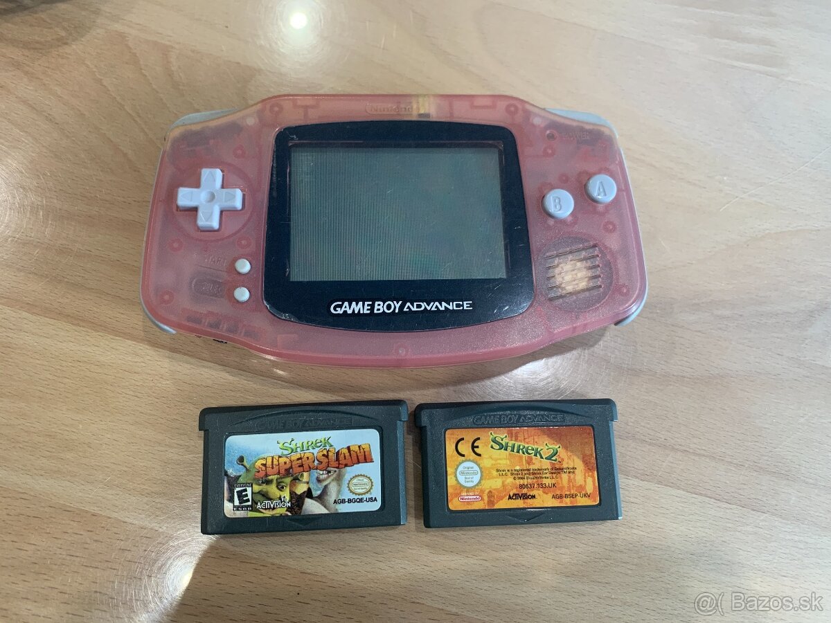 Nintendo Gameboy Advance + 2 hry
