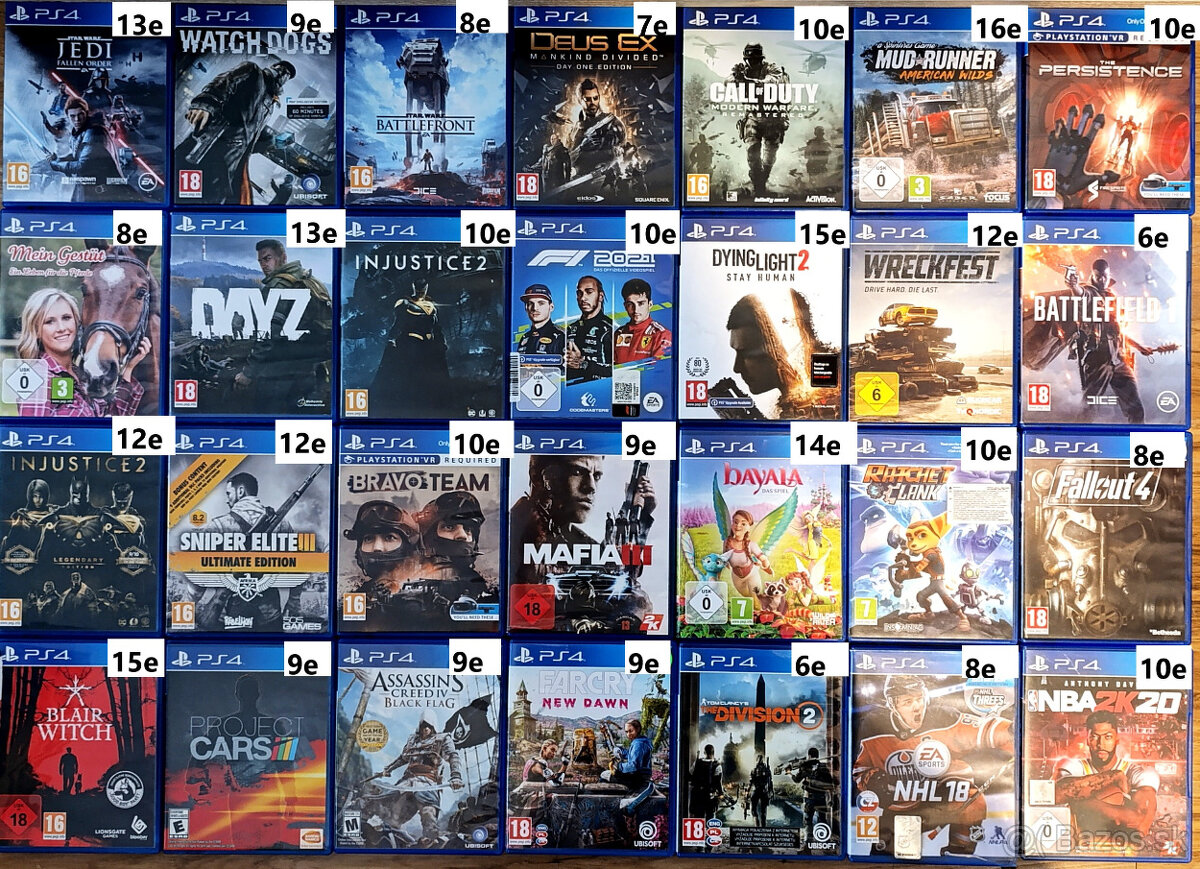 Ps4 hry hratelne na Ps5. xbox one hry