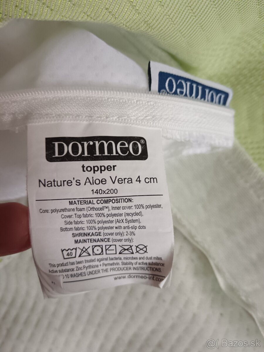 Vrchný matrac Dormeo