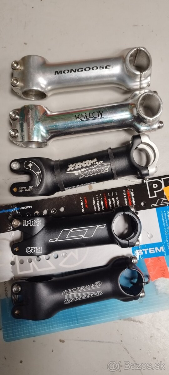 Predstavce na bicykel 25,4mm