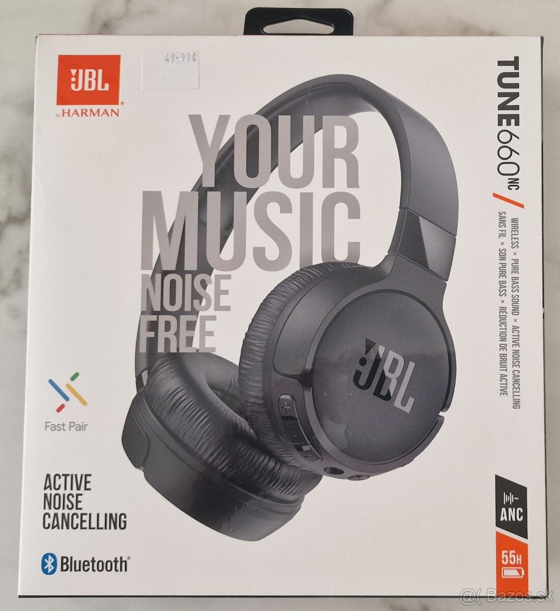 Slúchadlá Bluetooth JBL 660BTNC