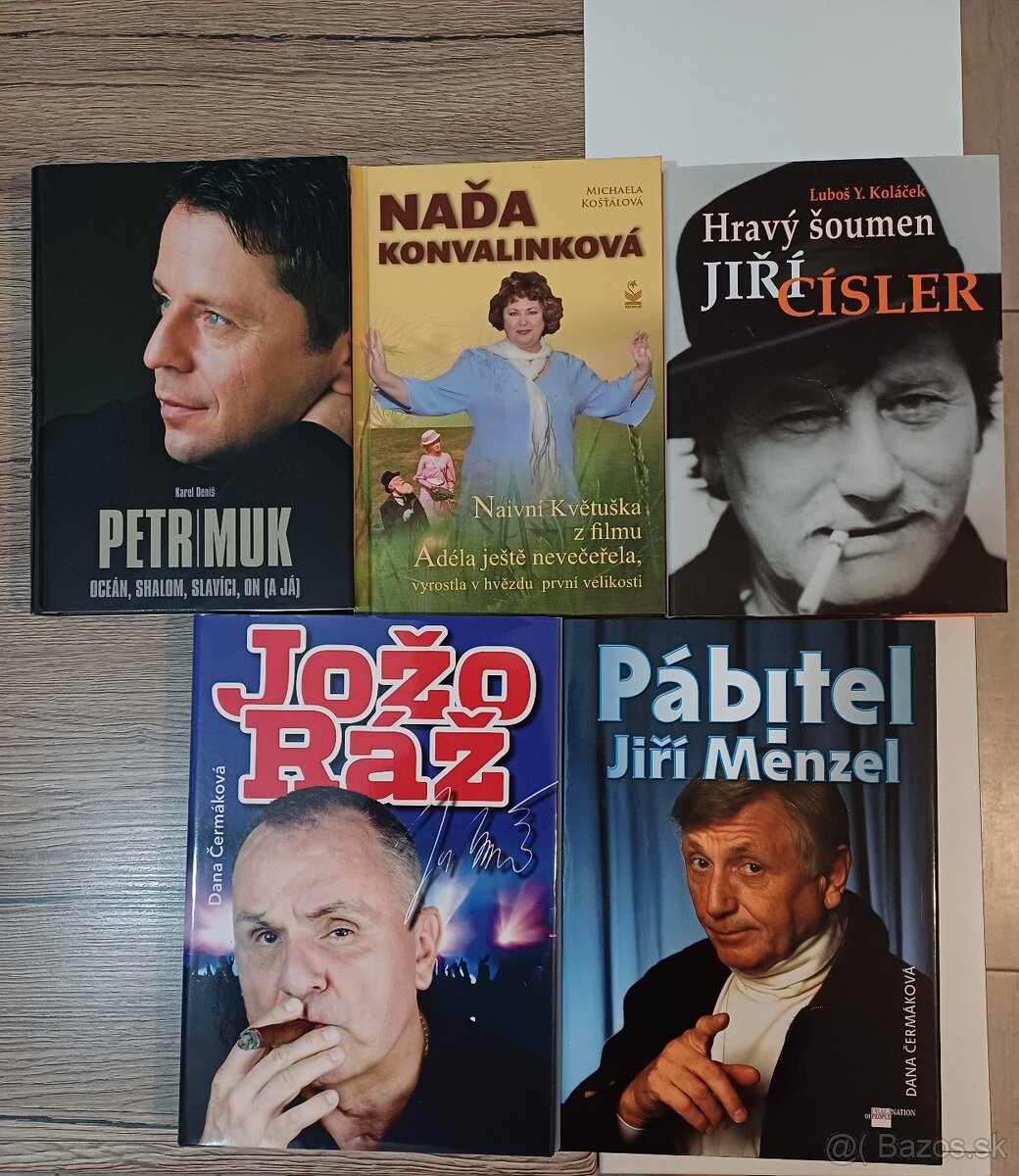 Knihy Ráž, Menzel, Cízler, Konvalinková