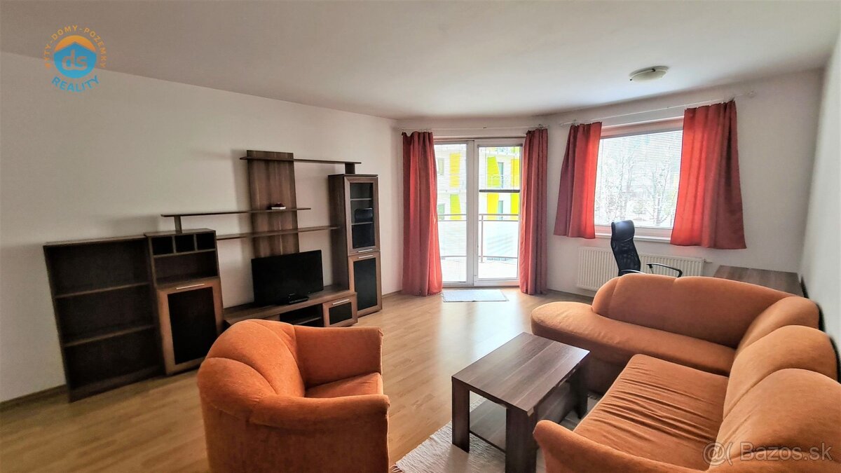 Na prenájom byt 2+1, novostavba, 68 m2, balkón, parkovacie s