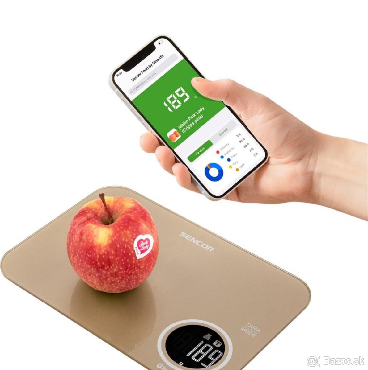 Nová váha Sencor smart bluetooth SKS 7077CH