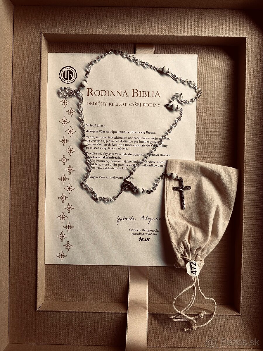 Rodinná Biblia limitovaná edicia JorgeMarioBergoglio