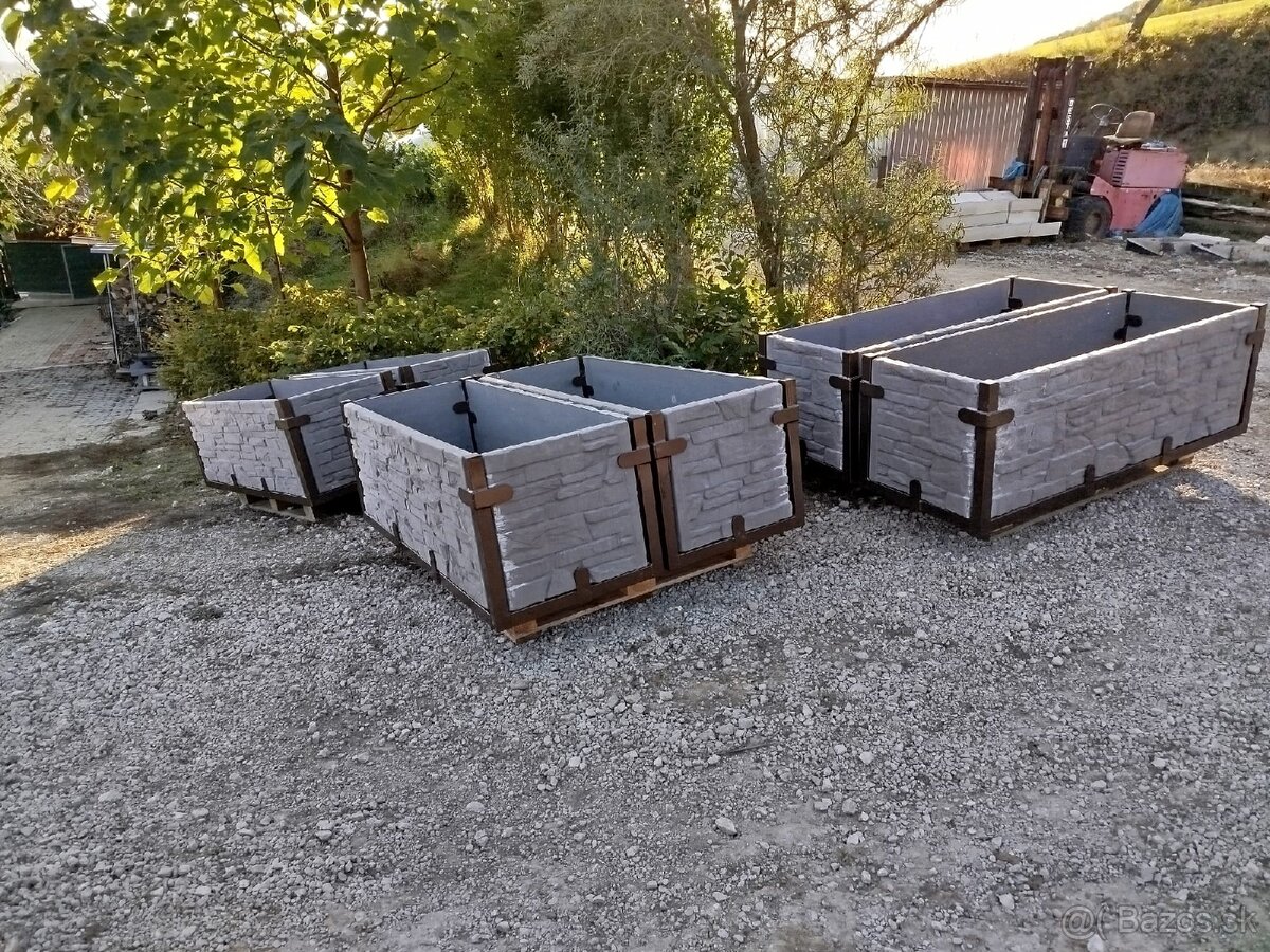 Železobetonové vyvýšené záhony