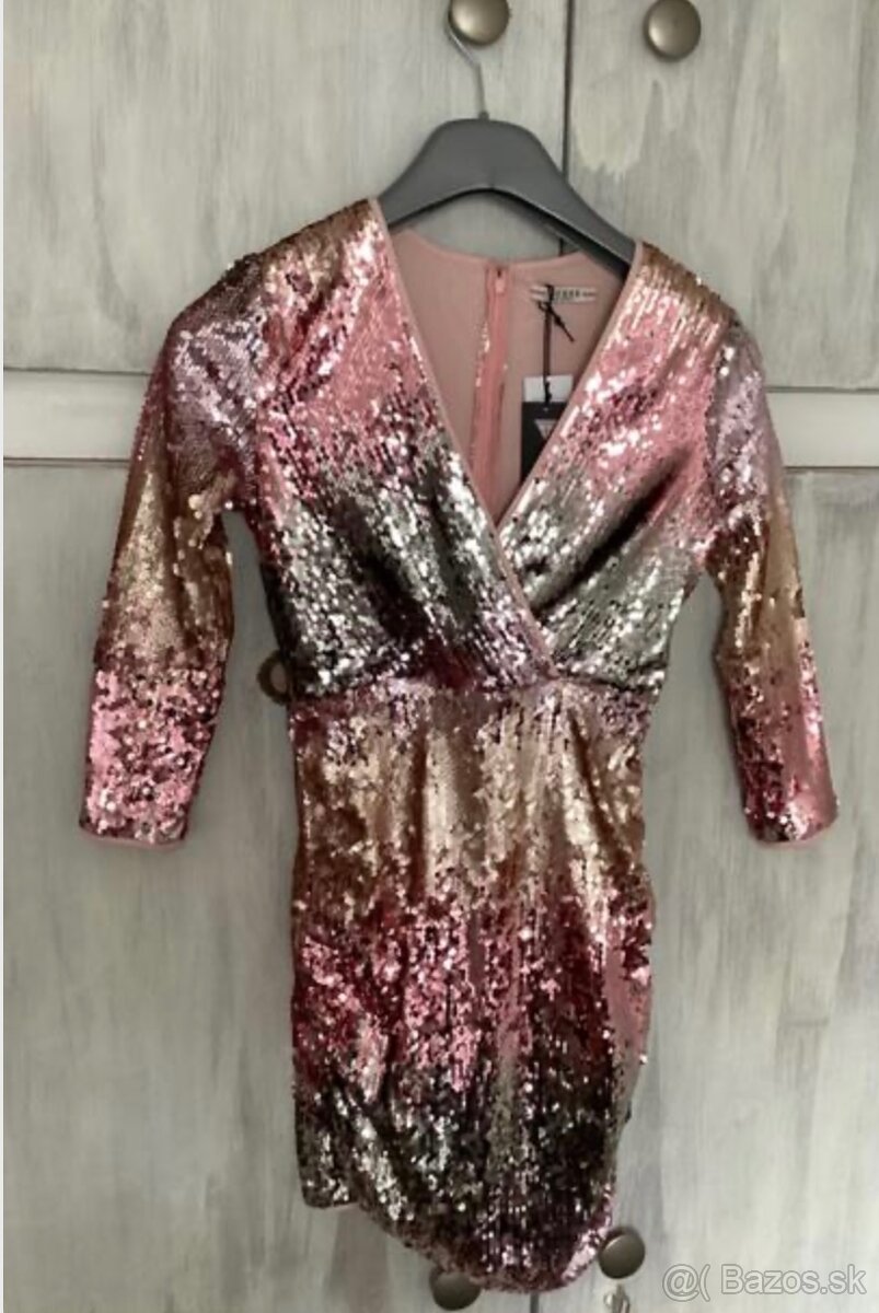 Flitrované šaty Guess veľ. XS