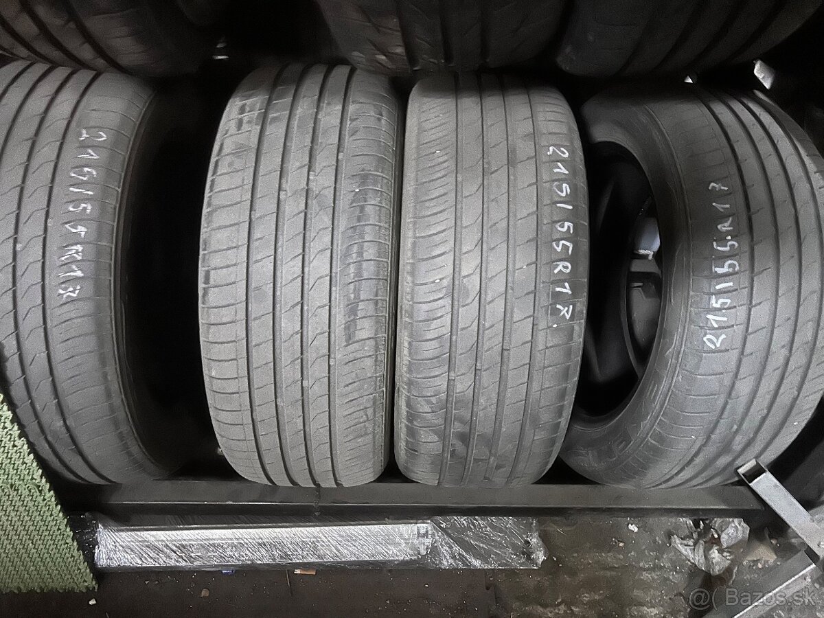 Predám letné pneu 215/55r17 nexen