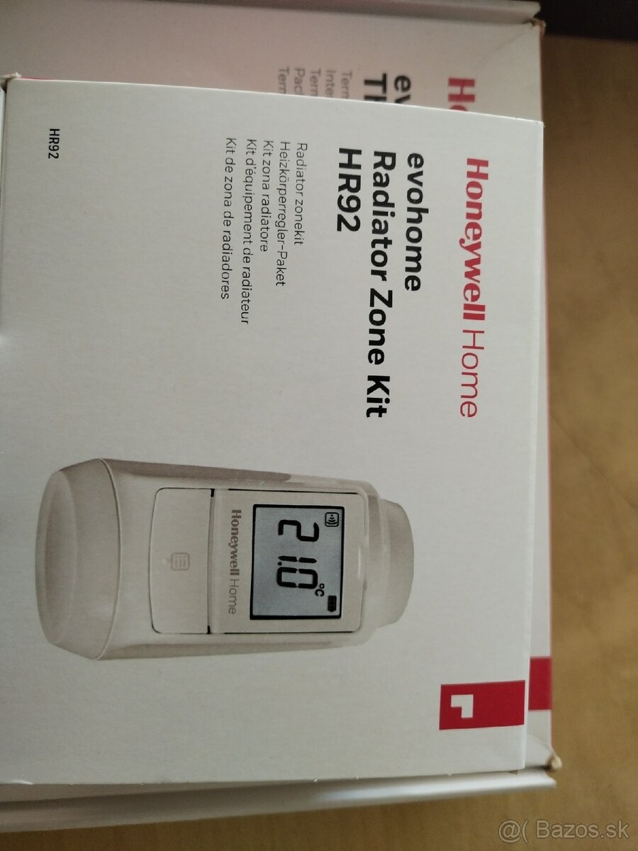 Honeywell termostatické wifi hlavice s riadiacou jednotkou