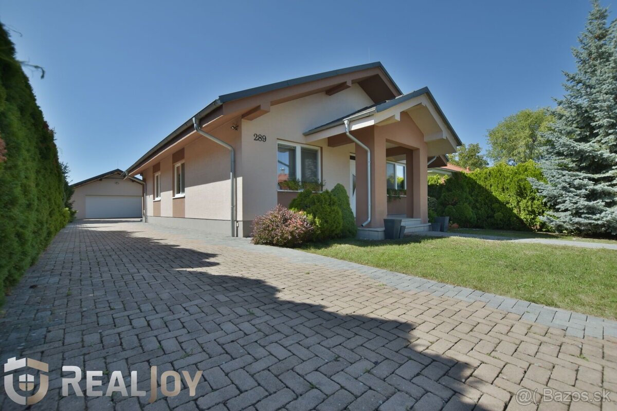 Na predaj moderný rodinný dom v Dvoranoch nad Nitrou