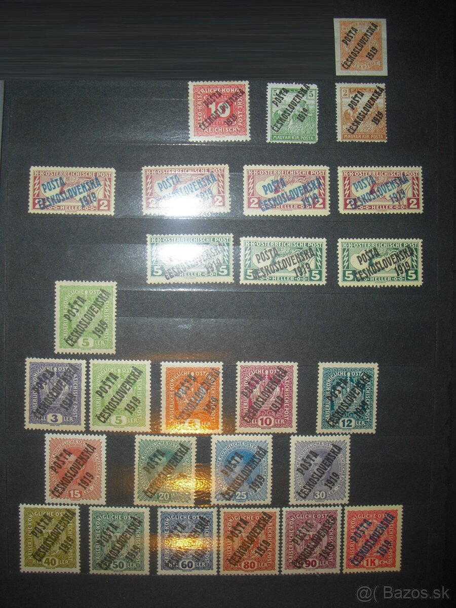 predam zbierku Ceskoslovenskych znamok 1919 +