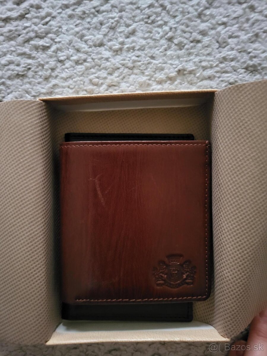 Úplne nová pánska kožená peňaženka