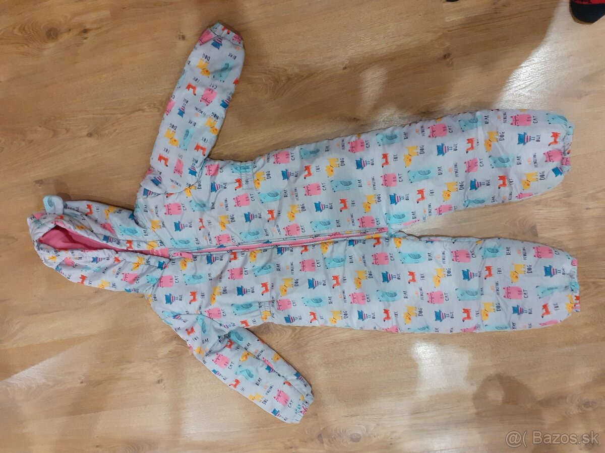 Dievčenská zimná kombinéza Next