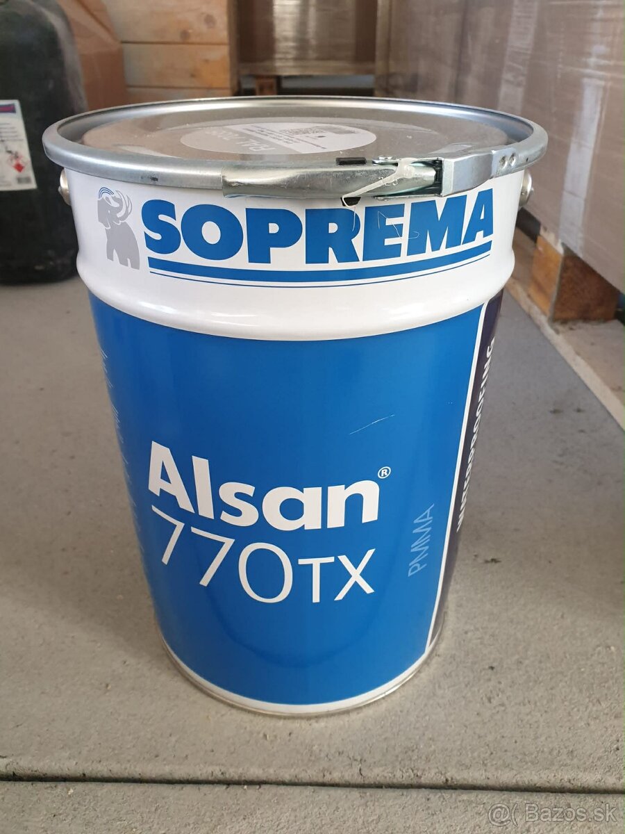 Hydroizolačný materiál SOPREMA ALSAN