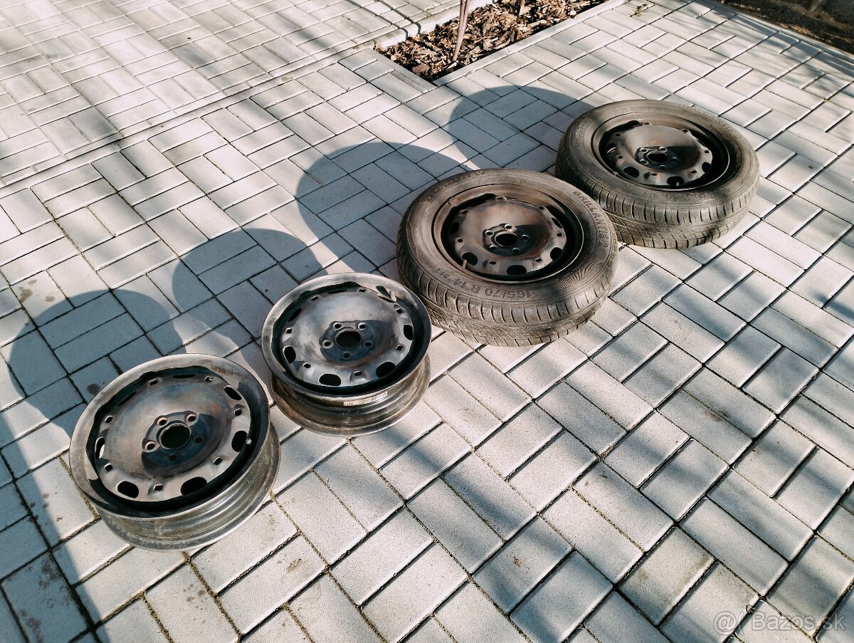 Fabia plechové disky R14