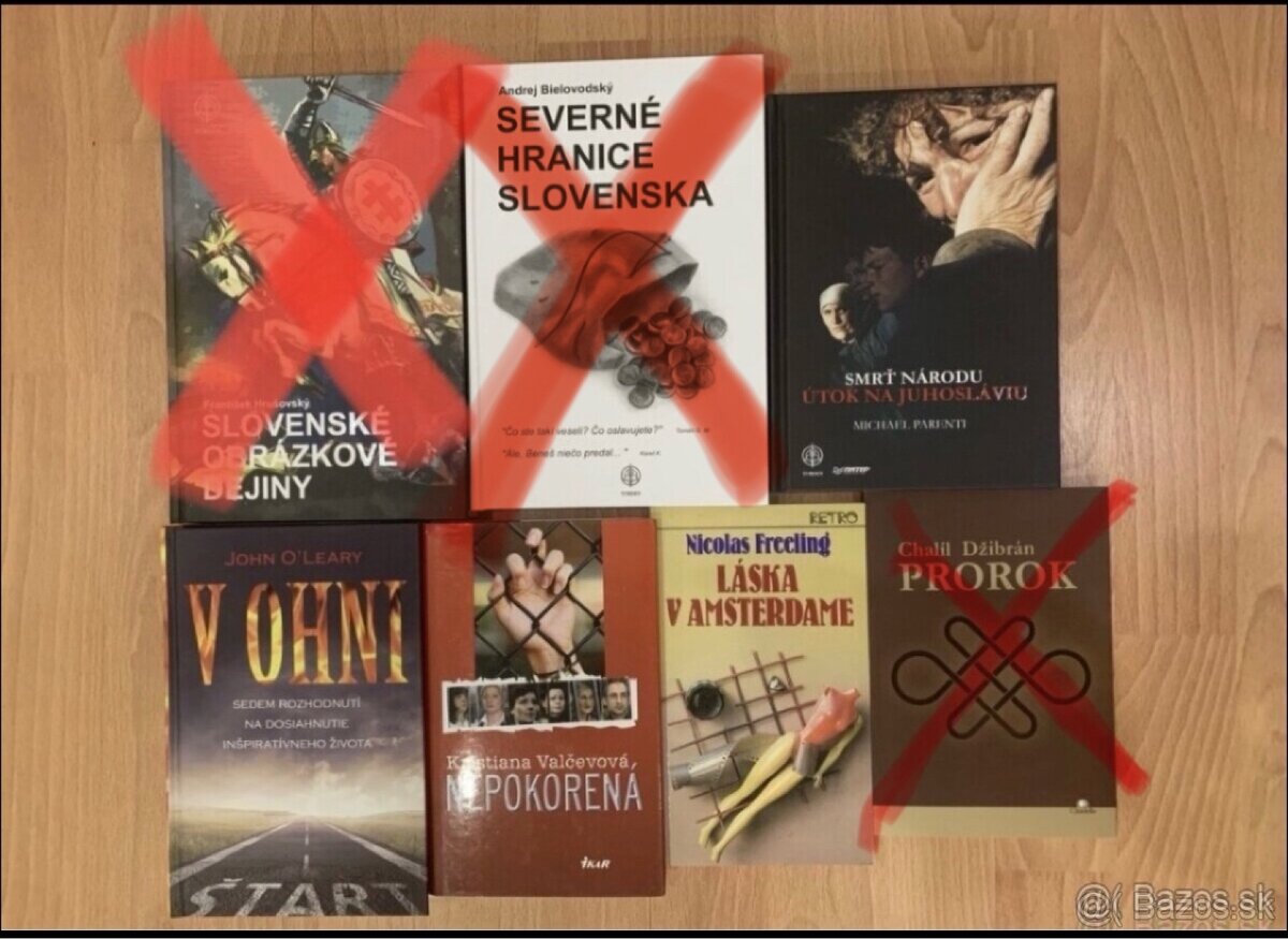 Knihy - rôzne žánre