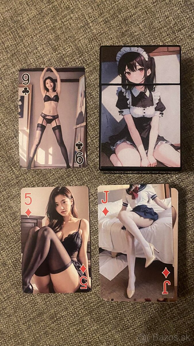 hracie karty nepouzite