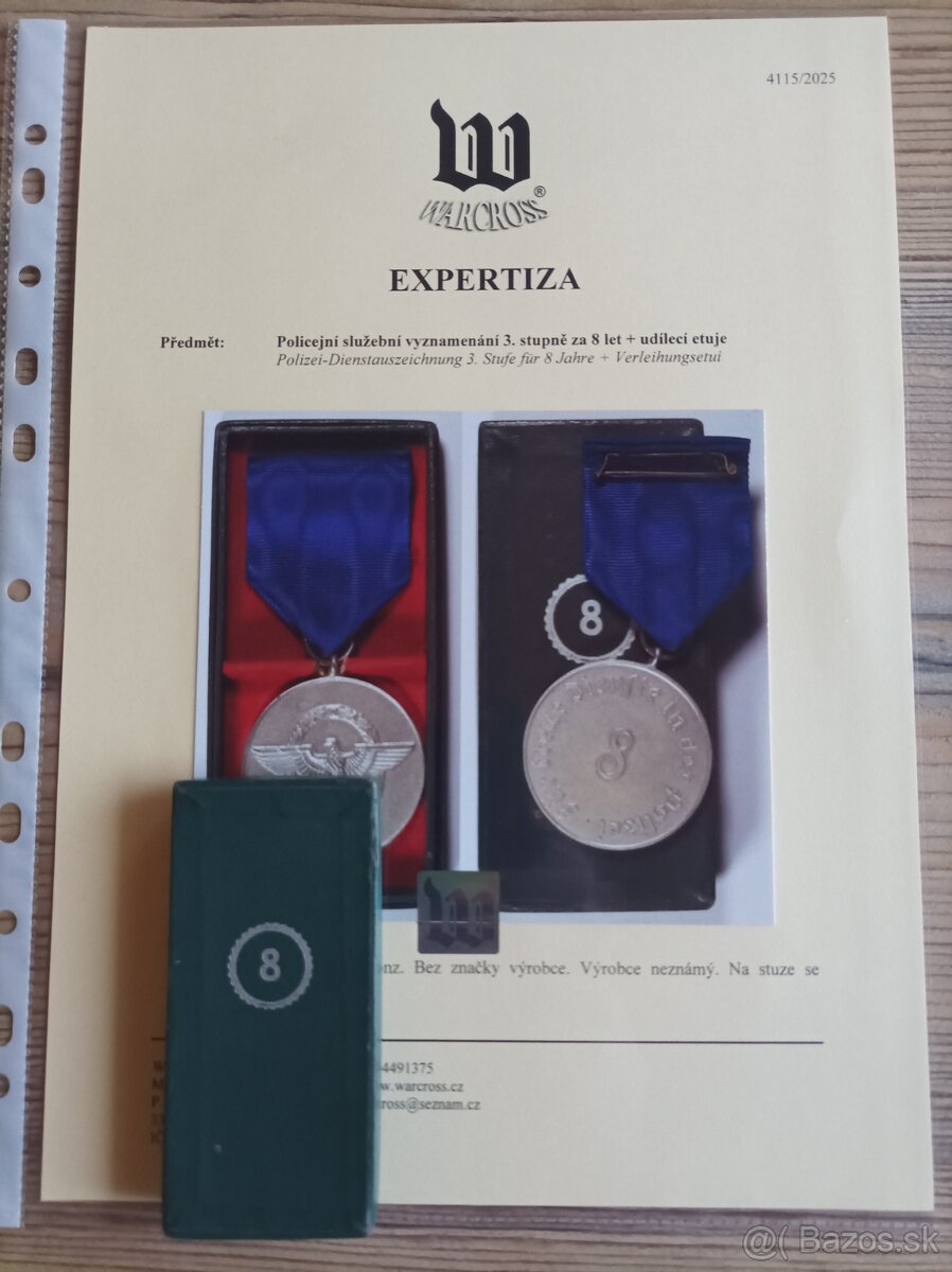 Polizei - Dienstauszeichnung 3. třídy