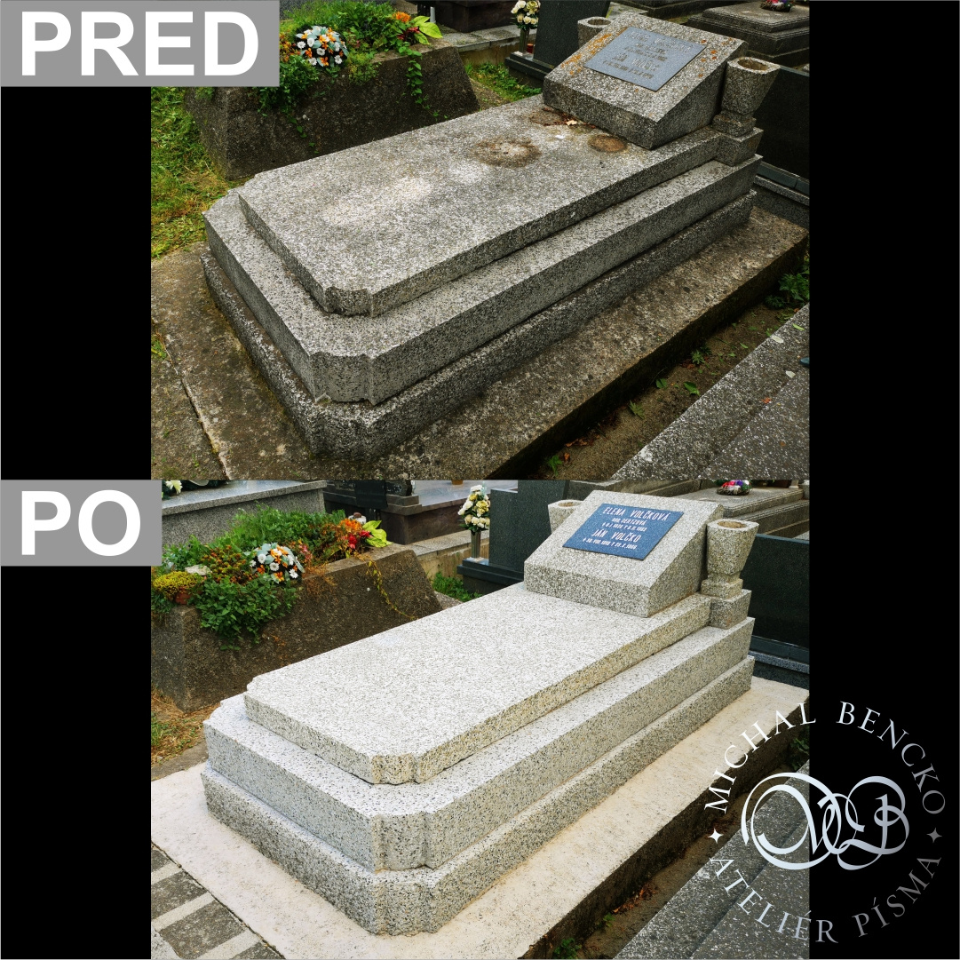 ČISTENIE POMNÍKOV A HROBOV, DÁTUMY ÚMRTIA priamo na cintorí