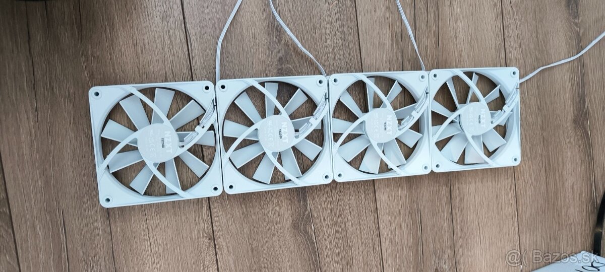 Ventilátory NZXT 120mm biele