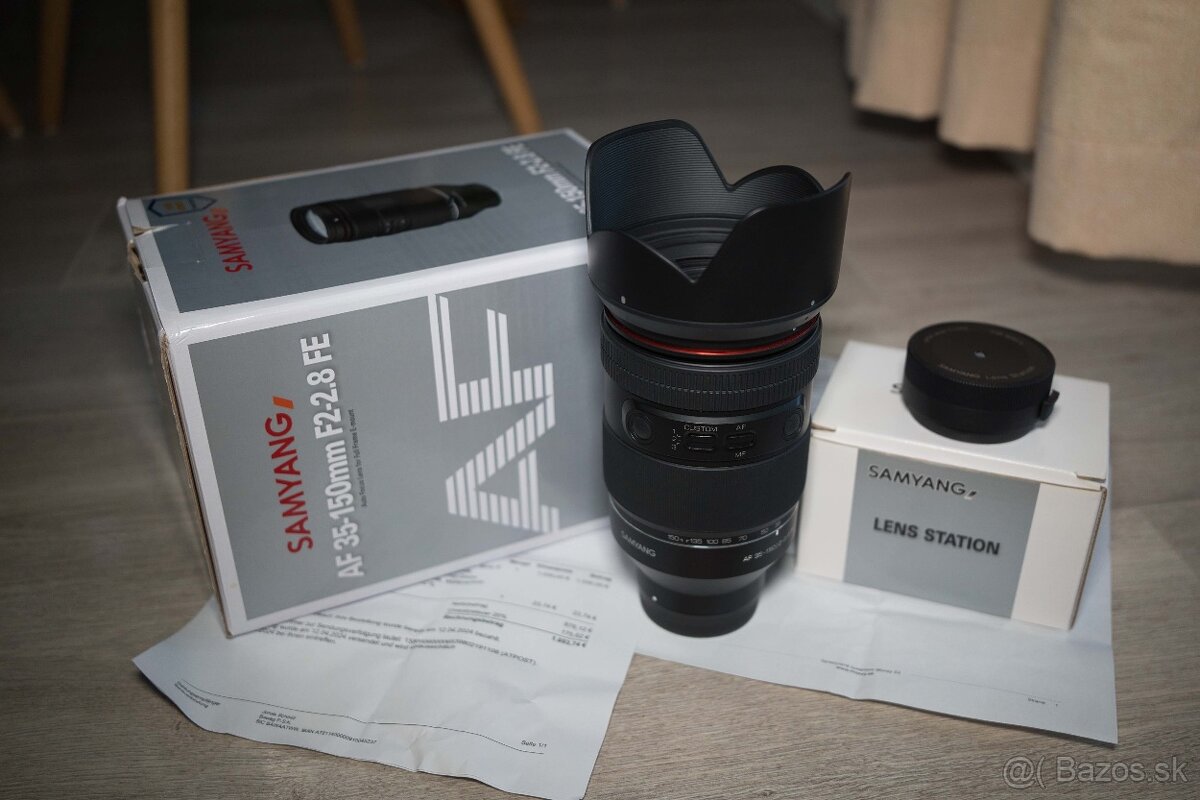 Samyang 35-150mm F2-2.8 + Lens Station pre Sony E – TOP STAV