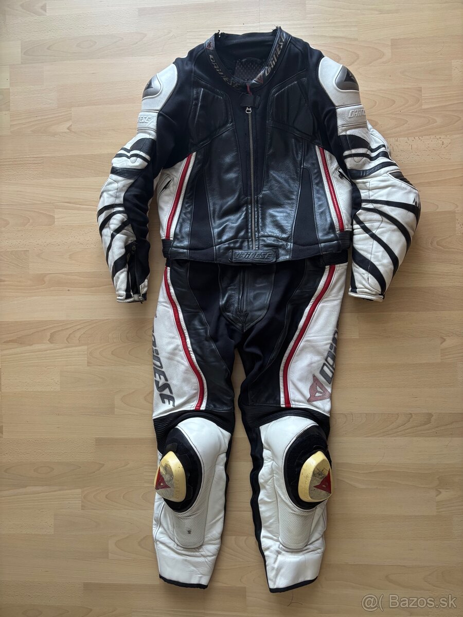 Kožená moto kombinéza Dainese 54