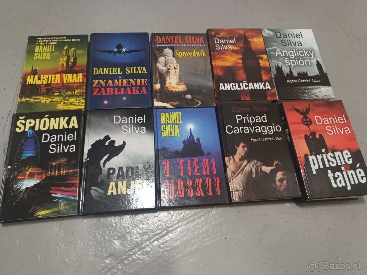 Daniel Silva: Spovedník,Znamenie zabijaka, Majster vrah ....
