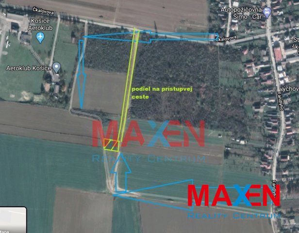 Predaj: MAXEN, Pozemok, 905 m2, Košice IV - Barca