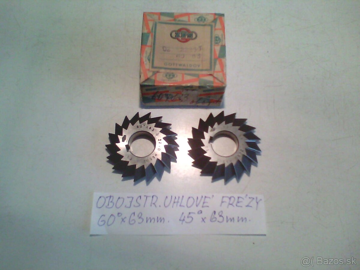 Uhlové frézy.