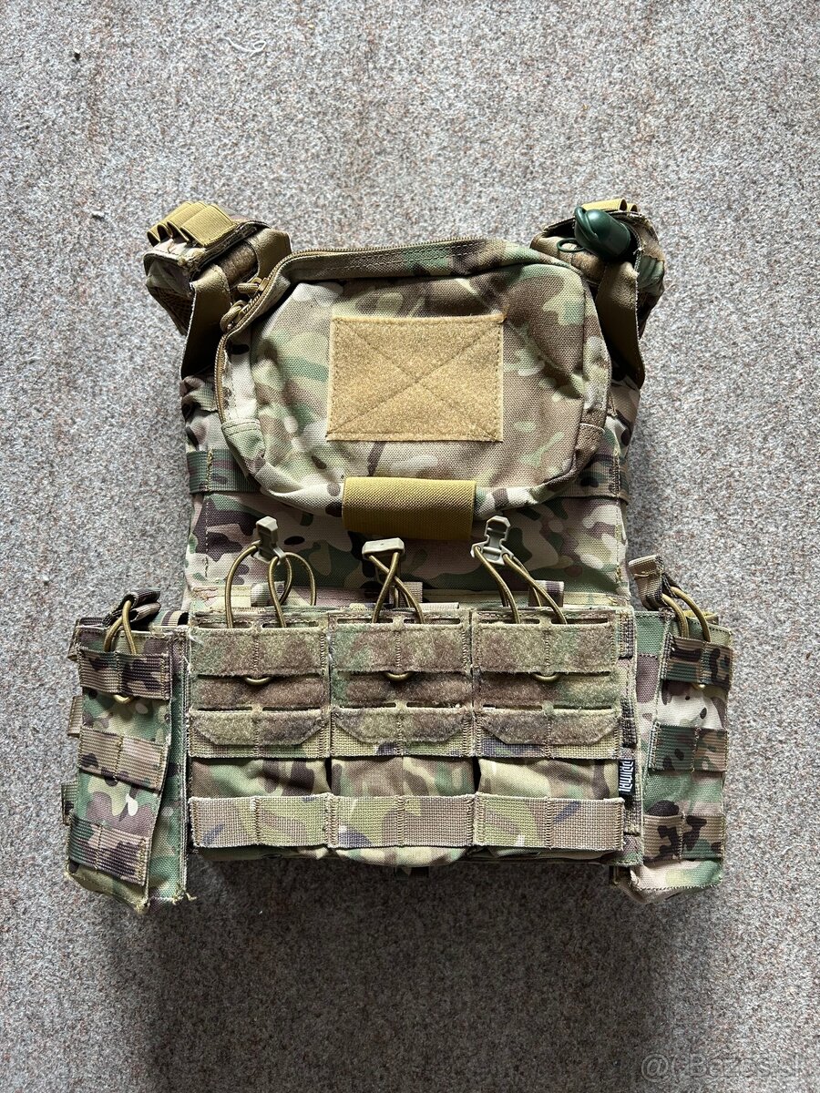 Airsoft vesta JPC Multicam + Doplnky