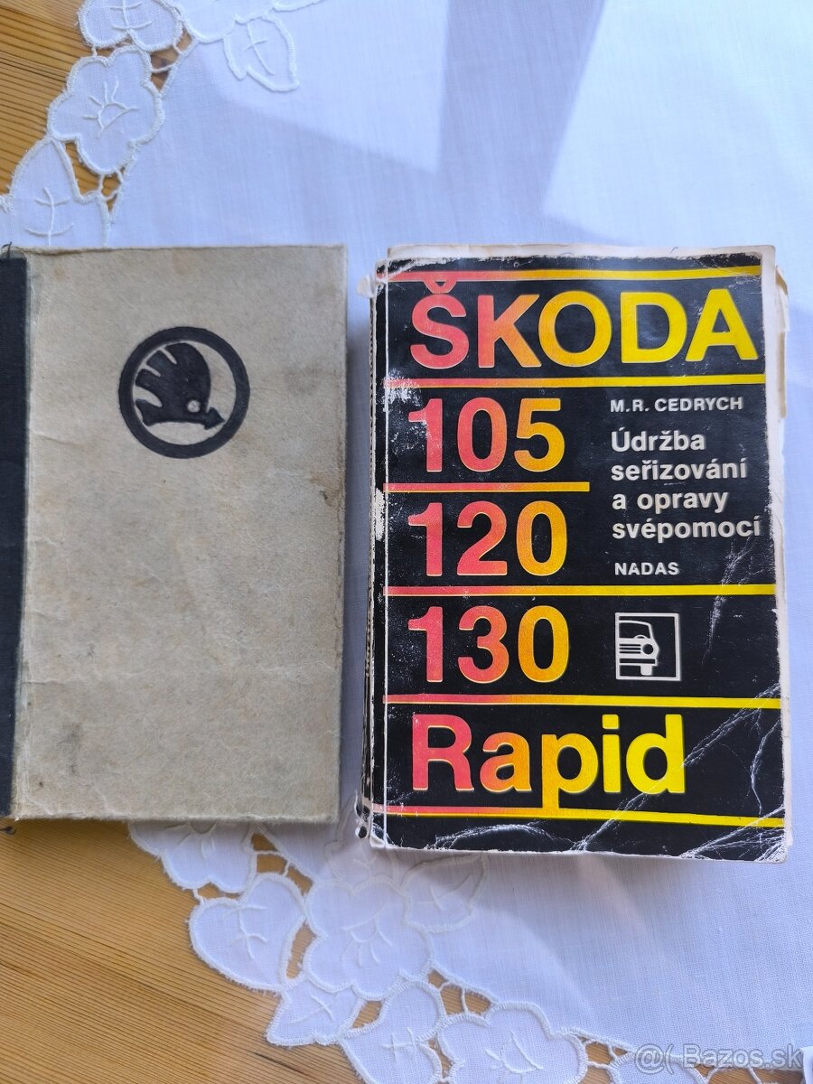 Návody Š-1000, Š-105 120 130, Škoda Favorit