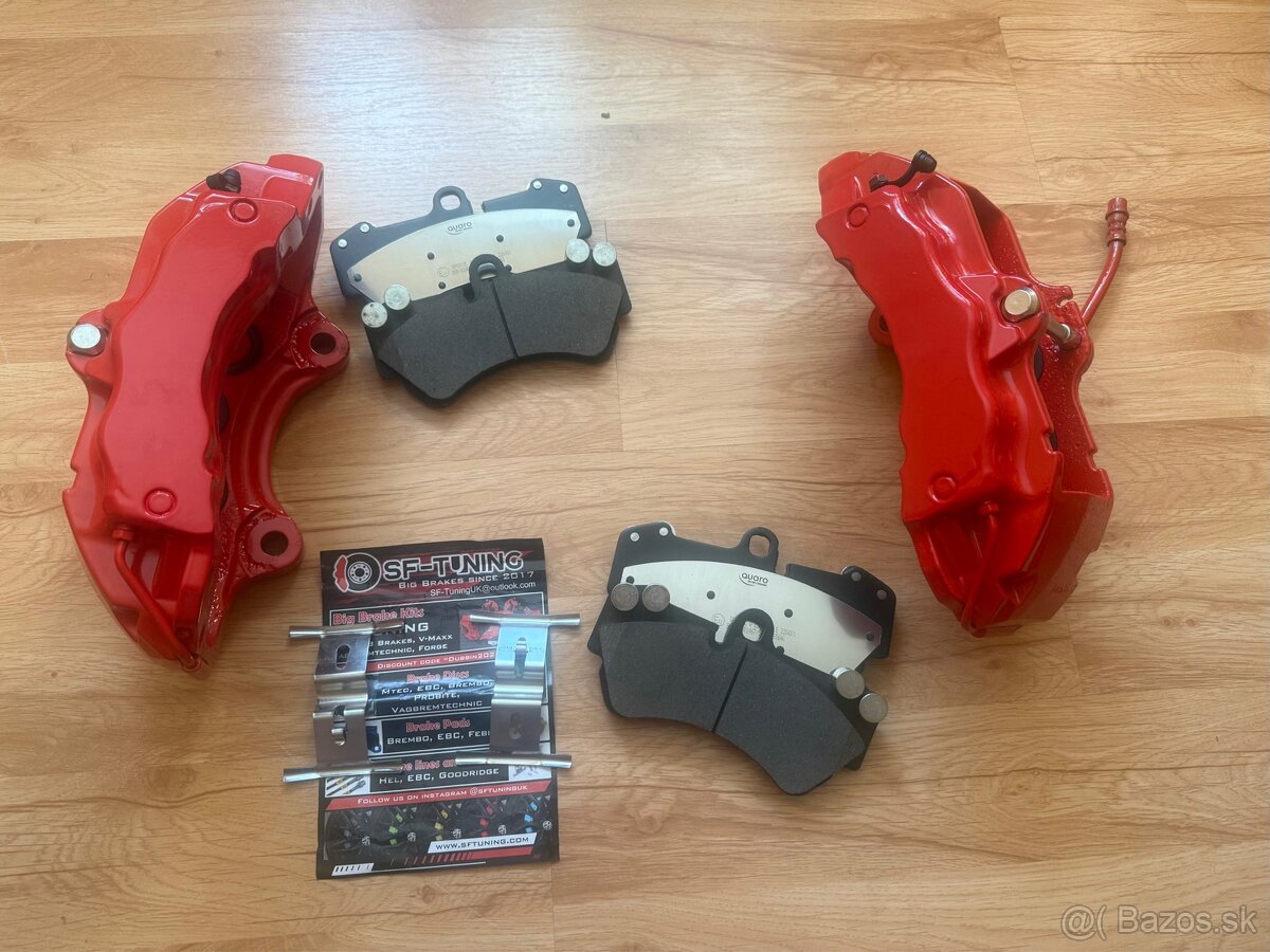 Brzdový kit Brembo 17z 6piest /4 piest Porsche