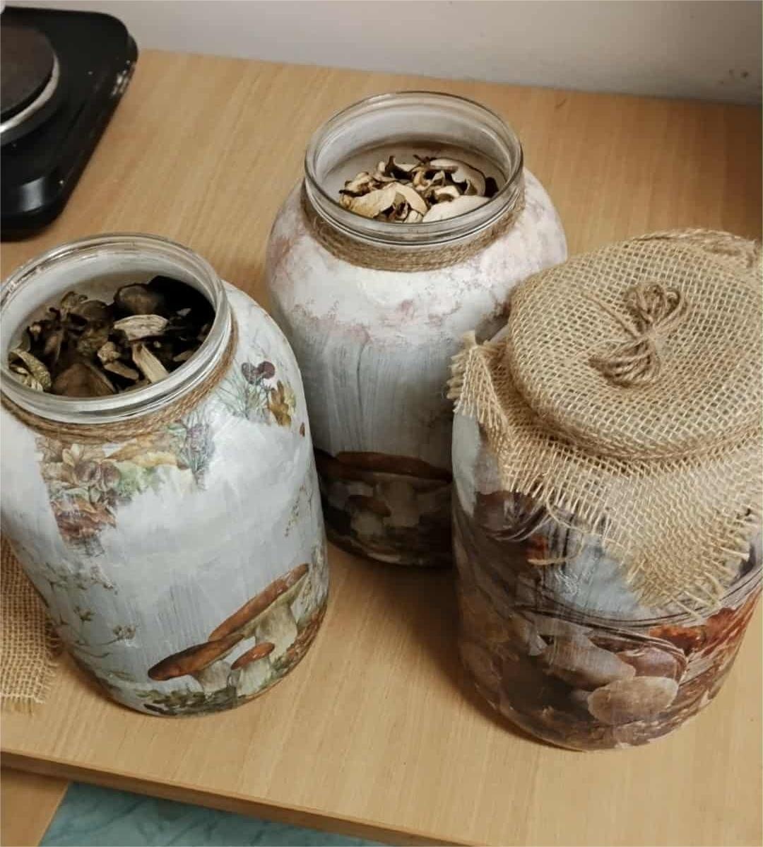 Sušené huby - 4l sklá.