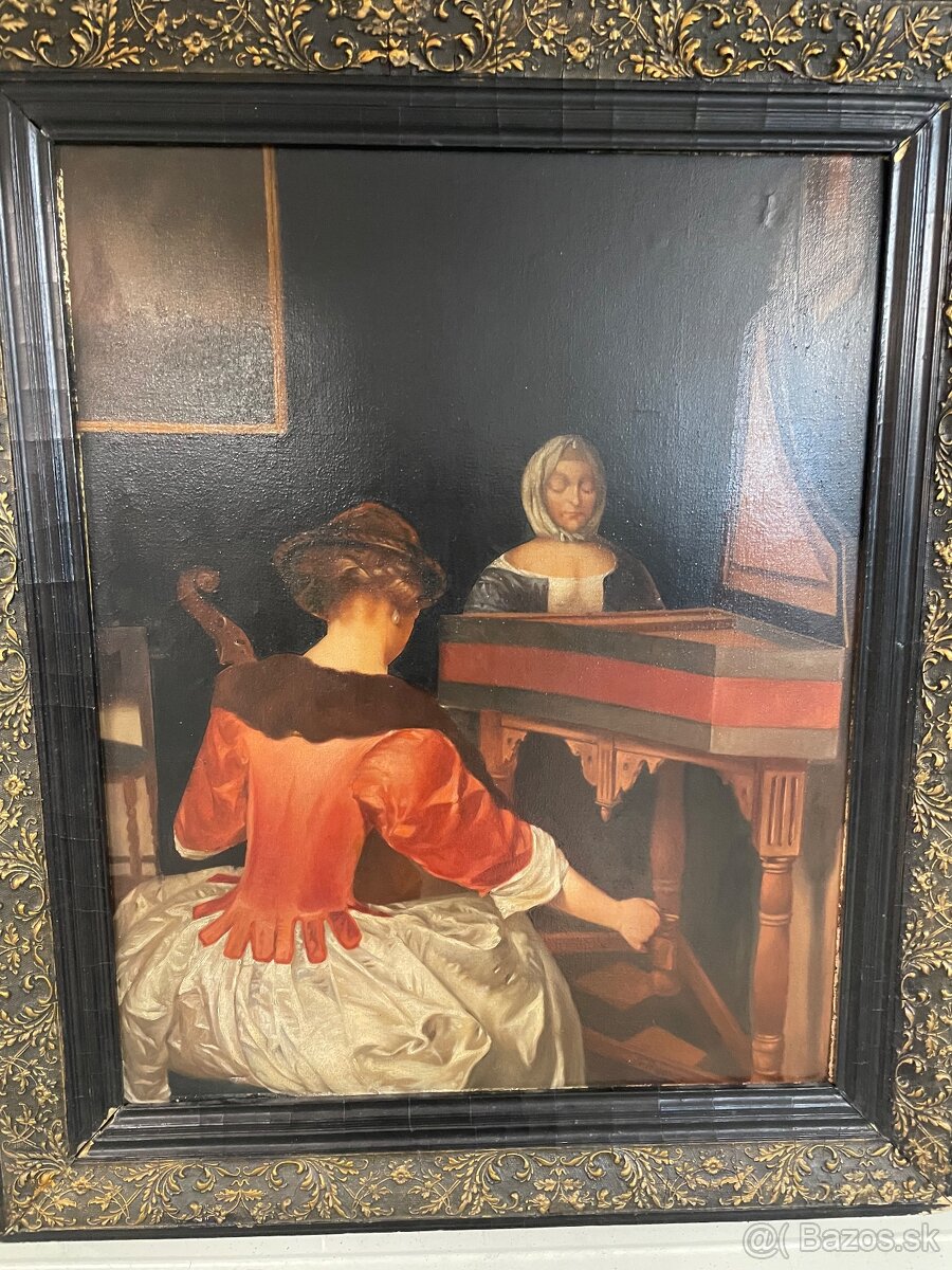 Predám Starý maľovaný obraz