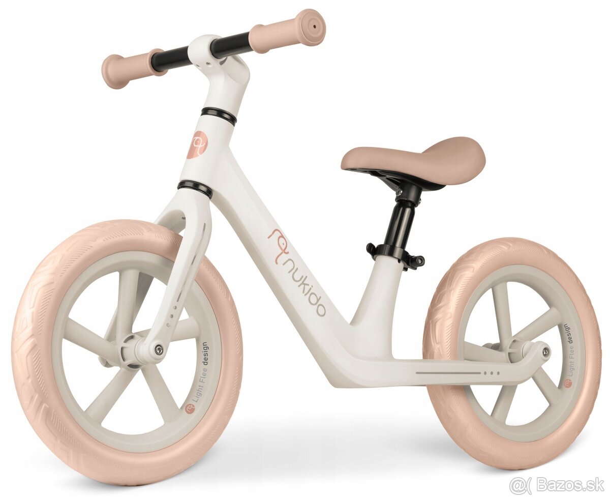 VÝHODNE - Detské odrážadlo Nukido Light Flee, ružové