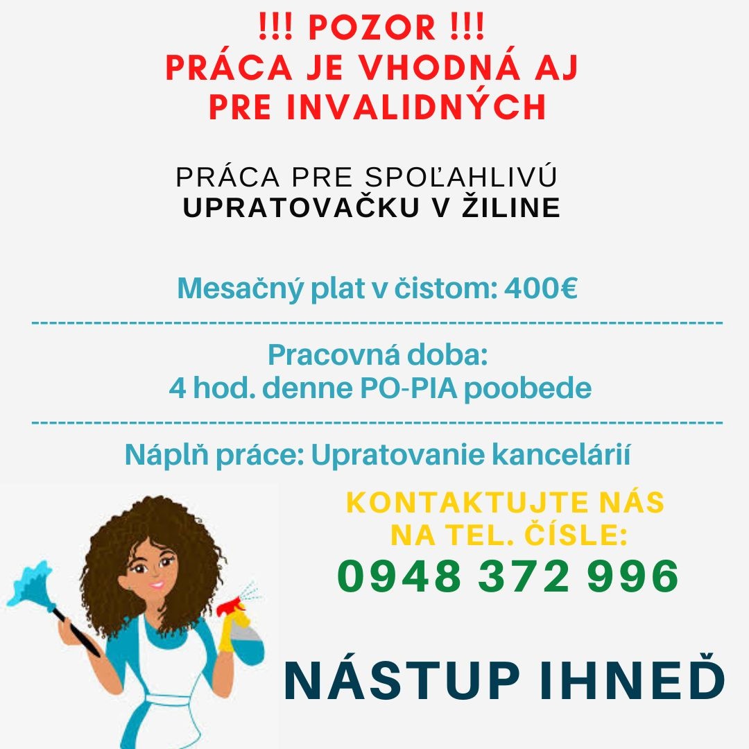 Upratovanie v ŽILINE