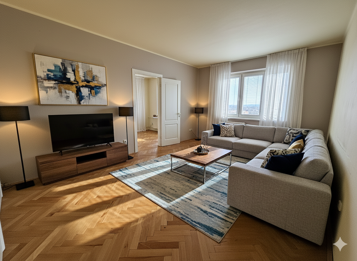 Výnimočný 3-izbový byt s balkónom v priamom centre